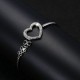 Austria Crystal Heart Bracelet For Women Four Leaf Clover Bangle Bracelet Austria Crystal Heart Bracelet For Women Four Leaf Clover Bangle Bracelet